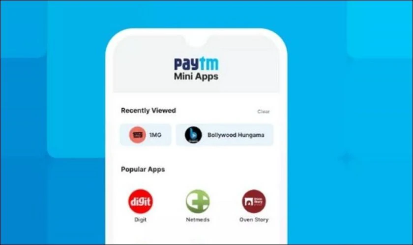D&ugrave;ng phần mềm QR Paytm để qu&eacute;t m&atilde; 
